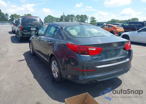 2015 Kia Optima Lx z USA, uszkodzony, nr VIN 5XXGM4A73FG488227